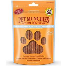 Pet Munchies 100% Natural Wild Salmon & Sweet Potato Dental 90g 435782