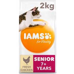 IAMS Cat Food Senior 7+ With Fresh Chicken 2kg