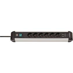 Brennenstuhl 1391030610 Power strip switch) Silver-black PG connector 1 pc(s)