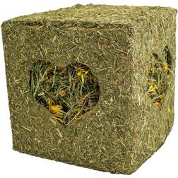 JR Farm Cubo di fieno con fiori - Set Ö 2 x 450 g