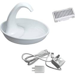 Bebedero Fuente Cisne da Pioneer Pet - 2.36 l - Blanca