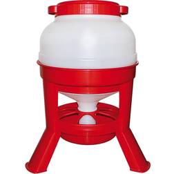 Ryom Poultry feeder with legs 20 l red hopper