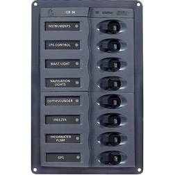 BEP Bep lux strømpanel 8 kontakter, 12v