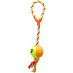 Dogman Hundelege Reb med Tennisbold, XL