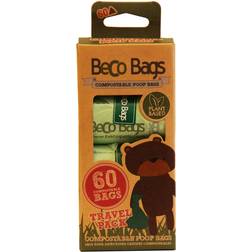 Beco Compostable Dog Poop Bags, Unscented, 60pk