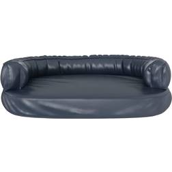 vidaXL Ergonomic Foam Dog Bed Dark Blue