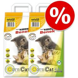 Benek Super Corn Cat Clumping Litter Economy Fresh Grass