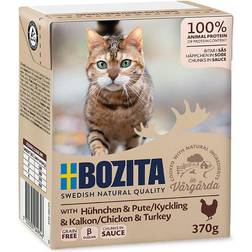 Bozita Tetra Bocconcini in Salsa 12 x 370 g Alimento Umido Per Gatto - Coniglio