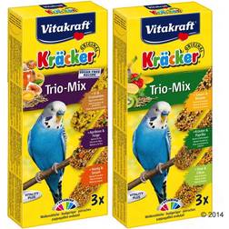 Vitakraft Cracker Per Cocorite - 2 x 3 Stick Uovo/Albicocca/Miele