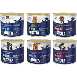 Bozita Paté 12 x 625 g Alimento Umido Per Cani