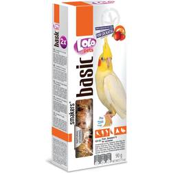 LoLo Pets Fågelgodis Parakitkräcker Frukt 90