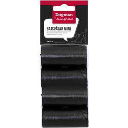Dogman sorte hømhømposer 4x20 pak