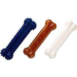 Nylabone Nylabone-Mordedor De Perro Triple Para Cachorros Pollo Nylon Termoplèstico (3 pcs)