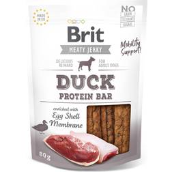 Brit 80 Gr Jerky Snack Protein Bar Pato Para Perros