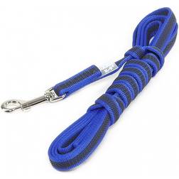 Julius-K9 Guinzaglio Color & Gray Super-Grip Blu 2 cm x 2 m