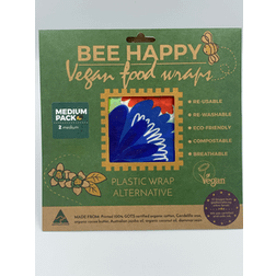 Bee Happy Vegan 2 Pack Medium Bivoksdug