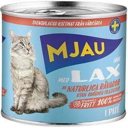 Mjau Kattmat Paté Med Lax 635G