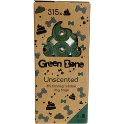 Green Bone Bone Bajspåsar Oparfymerad Refill (315-pack)