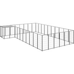 vidaXL hundeløbegård 19,36 m²