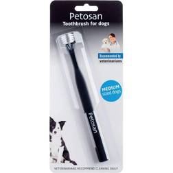 Petosan Double-Headed Toothbrush for Pets, Vet, Medium