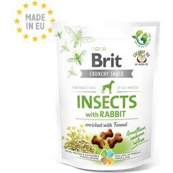 Brit Care Crunchy Snacks, Insects & Rabbit, 200g