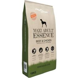 vidaXL luksustørfoder til hunde Maxi Essence Beef & Chicken