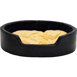 vidaXL Koiran Peti 99 x 89 x 21 cm Musta Keltainen