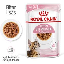 Royal Canin Kitten Sterilised Umido In Salsa Per Gatti - Set % 48 x 85 g