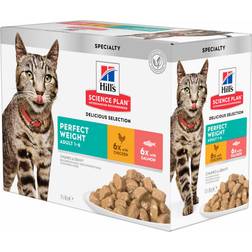 Hills Perfect Weight Sobres Para Gatos Comida Húmeda 24 x 85 g