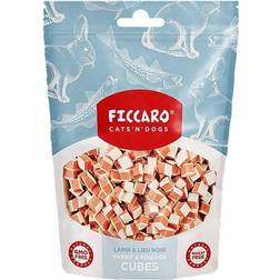 Ficcaro Rabbit & pollock cubes, 100g