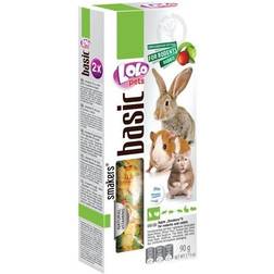 LoLo Pets 2xfrøstænger, Gnaver/kanin, Æble
