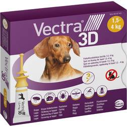 Vectra 3D Vectra Spot-on Fästingmedel, Lösning 3 0,8ml