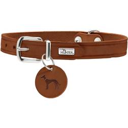 Hunter Aalborg Collar de Cuero Marrón Para Perros