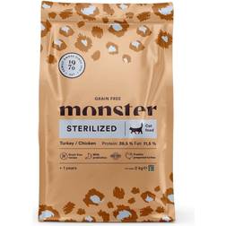 Monster Grain Free Chicken & Turkey Kattunge 6