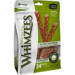 Whimzees 28 Barritas Veggie Sausage Para Perro Pequeío 28 Unidades