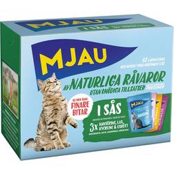 Mjau Multibox Bitar i Sås Kastrerad Katt