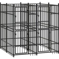vidaXL Gabbia Per Cani Da Esterno In Acciaio 3,69 m Cod Mxl 43258