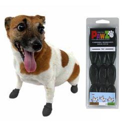 Pawz Pawz-Botas Perro 12 Unidades Negro Talla XXS