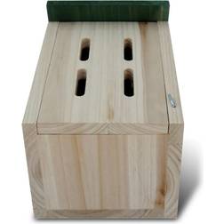 vidaXL Casette Per Farfalle 8 pz in Legno 14x15x22 cm - Marrone