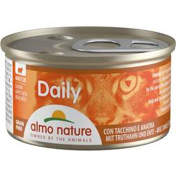 Almo Nature Daily Grain Free Menù Cat 24 x 85 g - Dadini con Manzo