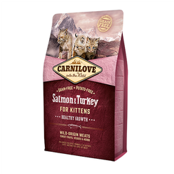 Carnilove Cat su lašiša ir kalakutiena for Kittens 2kg