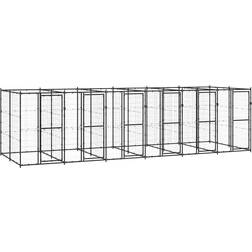vidaXL Gabbia per Cani da Esterno 14,52 m