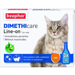 Beaphar Flea & Tick Line On (Dimethicone) Cat 3Vials