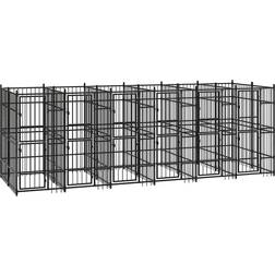 vidaXL Gabbia per Cani da Esterno 11,06 m
