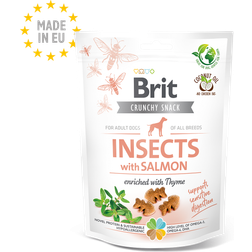 Brit Care Crunchy Snack Insects Salmon 200