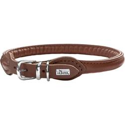 Hunter Dog Collar Round & Soft Brown M 50 41-46cm