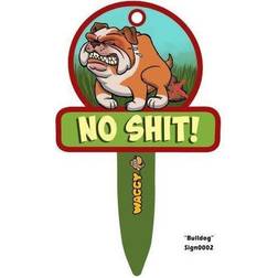 Bulldog No shit hundeskilt