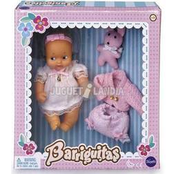 Famosa los Barriguitas- Set med baby med ropita Rosa y Mascota de Punto (berömd 700015698)