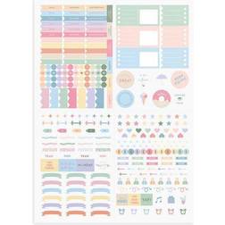 Burde Stickersark Pretty Pastels