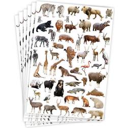 ABA Skol Stickers vilda djur 300 st